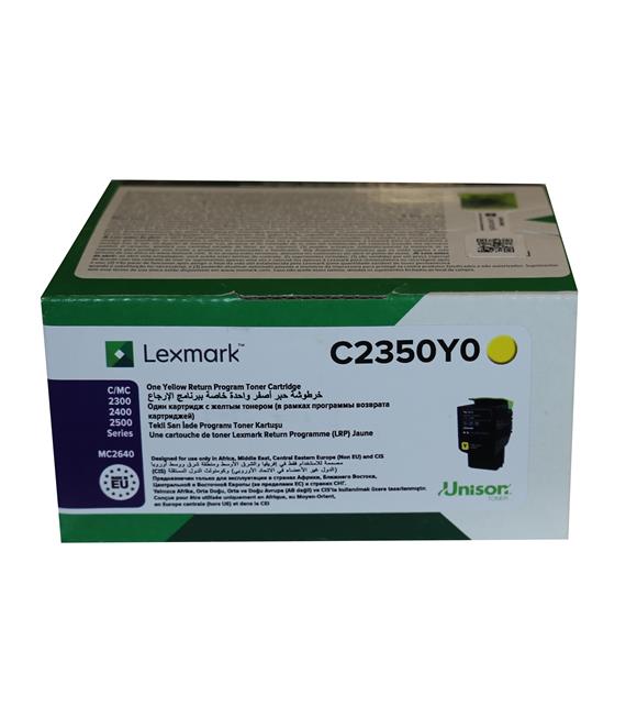 Lexmark C2350Y0 1.000 Sayfa Yellow Sarı Toner C2325-2425-2535 MC2325-2425-2535-2640