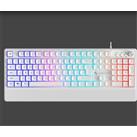 Gameagle GE2008 Frost Blade RGB Membran Beyaz Oyuncu Klavyesi