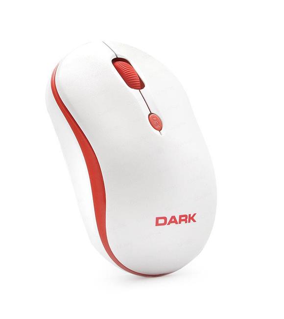 Dark DK-AC-MSW100w Wireless Notebook Mouse - Kırmızı-Beyaz