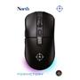 North Odin Pro WL Siyah 26K DPI 750 IPS 70G UltraLight RGB Kablosuz Gaming Mouse