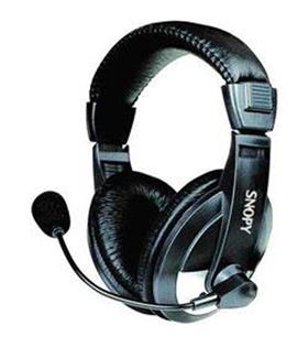 Snopy SN-4388 Deri Baş Üstü Mikrofonlu Kulaklık