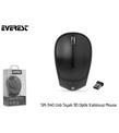 Everest SM-340 Usb Siyah 3D Optik Kablosuz Mouse