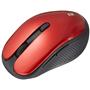 Everest SM-865 6D 1600dpi Alkalin Pilli Kırmızı Kristal Kutulu Kablosuz Sessiz Mouse