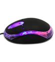 Everest KM-6809 Usb Siyah Işıklı Optik Mouse
