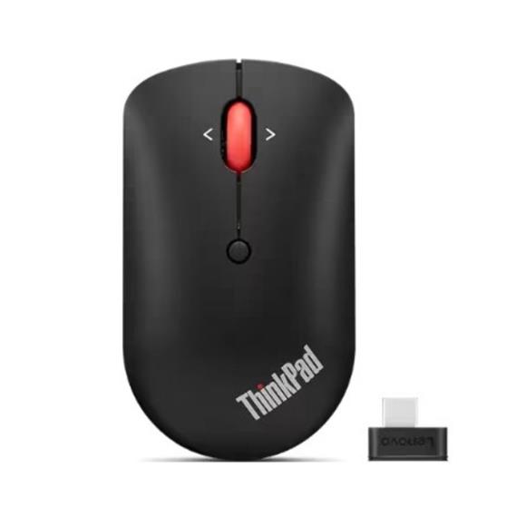 lenovo 4Y51D20848 ThinkPad USB-C Wireless Compact Mouse 2.4 GHz  (800 DPI,1600 DPI,2400 DPI)