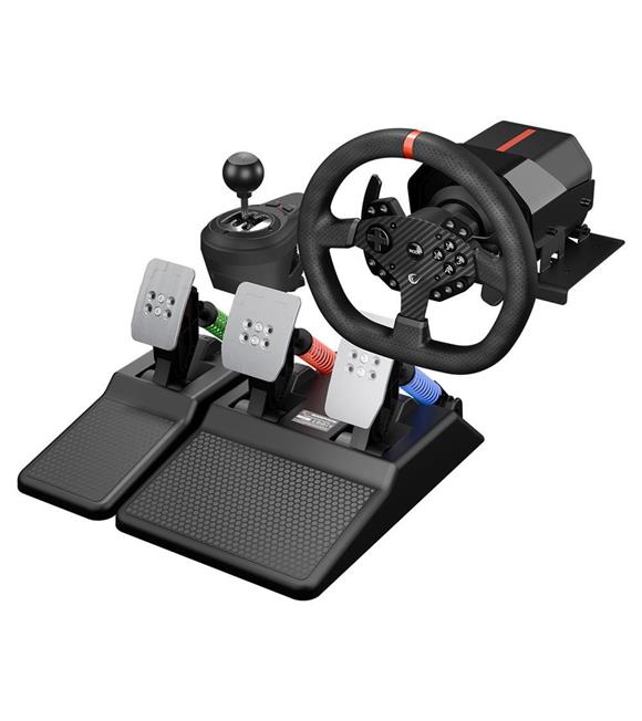 Rampage ROWDY V997 ONLY PC 3 Pedallı - El ve Sıralı Vitesli Gaming Oyuncu Direksiyonu