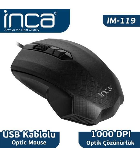 Inca IM-119 Usb Siyah Optik Mouse