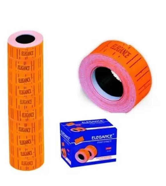 Rubenis Fiyat Etiketi 12x21Turuncu RB-MTX-T