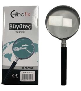 Bafix Büyüteç Cam Metal Çerçeveli 75 MM BFX-BMC75