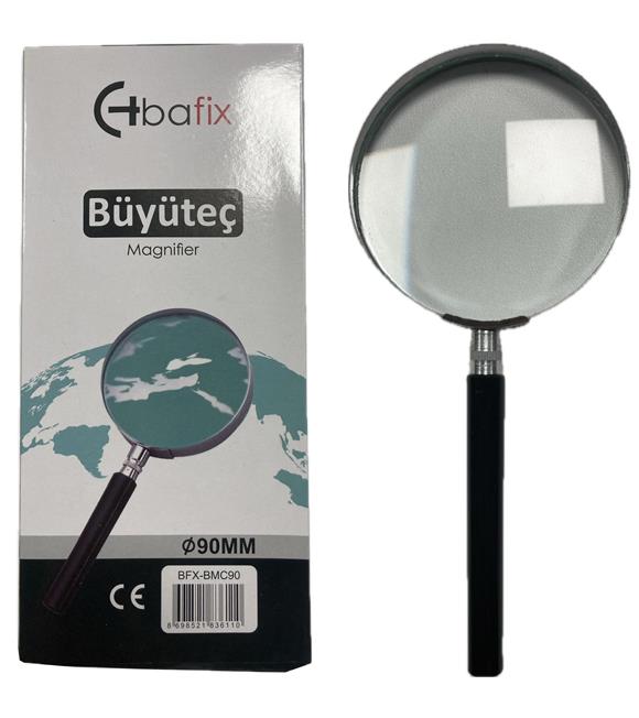 Bafix Büyüteç Cam Metal Çerçeveli 90 MM BFX-BMC90