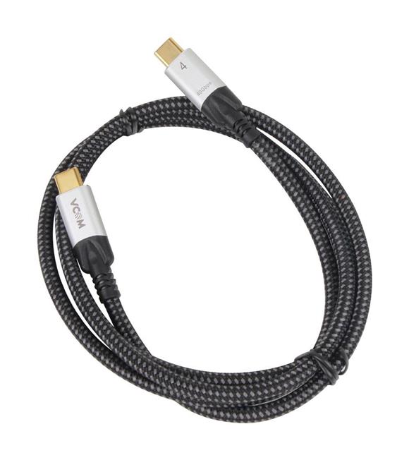 Vcom CU560-1.2 Type-C to Type-C 1,2m 40Gbps USB4 5A Şarj Kablosu