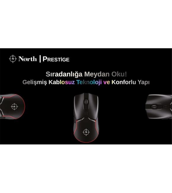 North Prestige Premium Quality Kablosuz Oyuncu Mouse_1