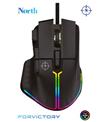 North Ragnarok RGB 12,800 DPI Profesyonel Makrolu Oyuncu Mouse
