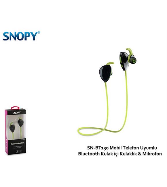 Snopy SN-BT130 Mobil Telefon Uyumlu Bluetooth Kulak içi Kulaklık & Mikrofon