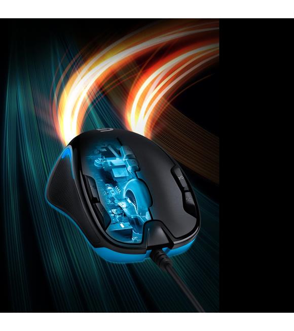 Logitech 910-004346 G300S Optik Kablolu Gaming Oyuncu Mouse Makrolu Siyah Optik 2500 Dpi 9 Buton_1