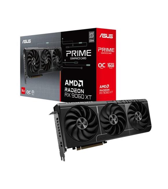Asus Prime Radeon RX9060 XT OC PRIME-RX9060XT-O16G 16GB GDDR6 128 Bit Ekran Kartı