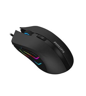 Philips SPK9313 Usb Siyah 800-1200-1600-2400dpi Gaming Mouse 7 Farklı Led Işık