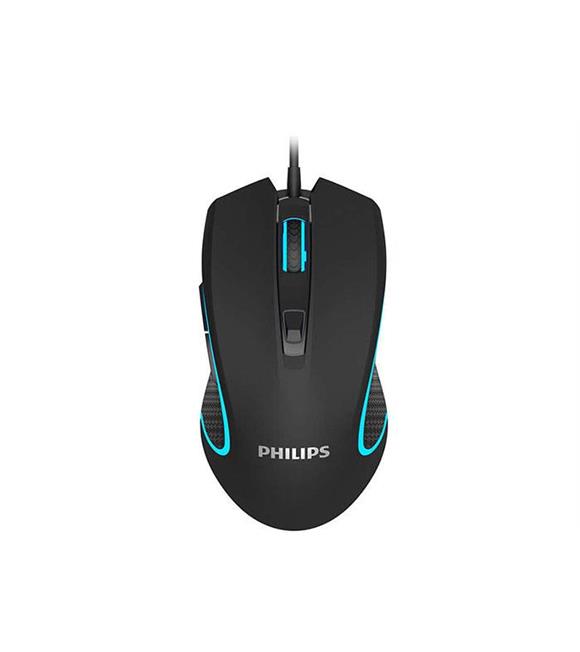 Philips SPK9413 Usb Siyah 1200-2400-3200-6400dpi Gaming 7 Farklı Led Aydınlatma
