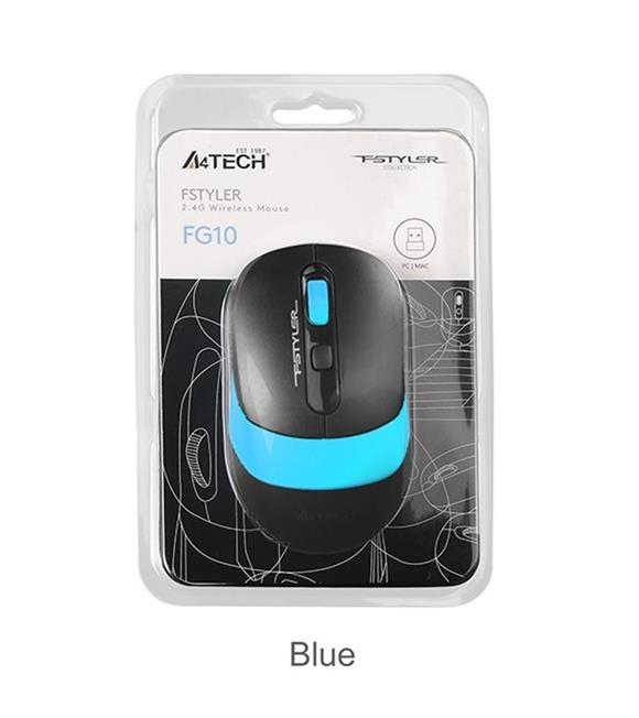 A4 Tech Fg10 Mavi Nano Kablosuz Optik 2000 Dpı Mouse