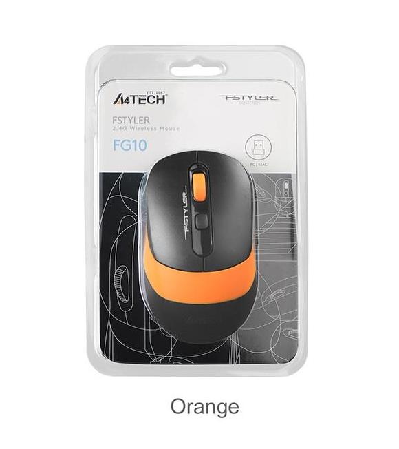 A4 Tech Fg10 Turuncu Nano Kablosuz Optik 2000 Dpı Mouse