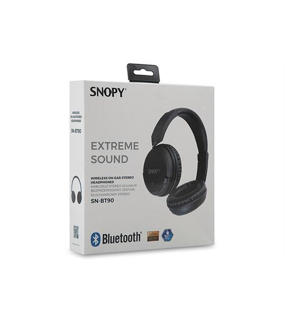 Snopy SN-BT90 Nobby Siyah Bluetooth Kulaklık