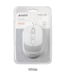 A4 Tech Fm10 Usb Fstyler Beyaz Optik 1600 Dpı Mouse