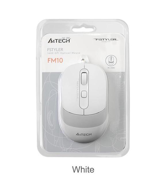 A4 Tech Fm10 Usb Fstyler Beyaz Optik 1600 Dpı Mouse_1