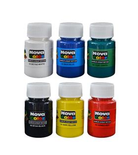 Nova Color Akrilik Boya 6 Renk 30 CC NC-180