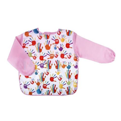 Nova Color Boyama Önlüğü Büyük Boy Pembe NC-4108 Okula Dönüş Kampanyası Boya Gereçleri