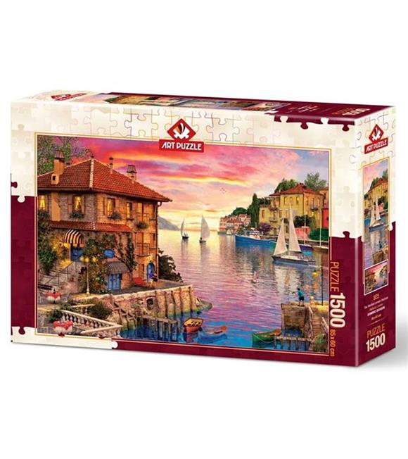 Art Puzzle 1500 Parça Akdeniz Limanı 5374