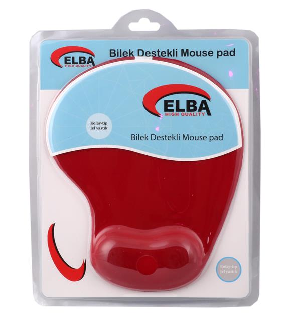 Elba K06152 Bileklikli Jel Mouse Pad Kırmızı_1