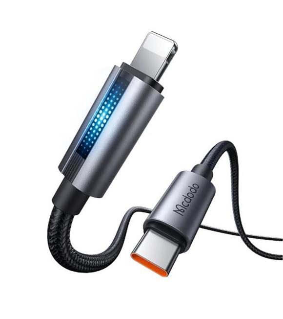 MCDODO CA-5710 PD 36W TYPE-C TO LİGHTNİNG HIZLI ŞARJ KABLOSU 1.2M - SİYAH