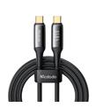 MCDODO CA-2990 240 W USB 4.0 TYPE C TO TYPE C ŞARJ KABLOSU -SİYAH
