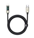 MCDODO CA-8811 20W DİJİTAL GÖSTERGELİ TYPE-C TO LİGHTNİNG PD DATA-ŞARJ KABLOSU-GÜMÜŞ