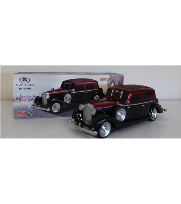 EVERTON RT-1960 Kırmızı Arabalı  Bluetooth Fm-Usb-Tf-Aux Şarjlı Nostaljik Radyo