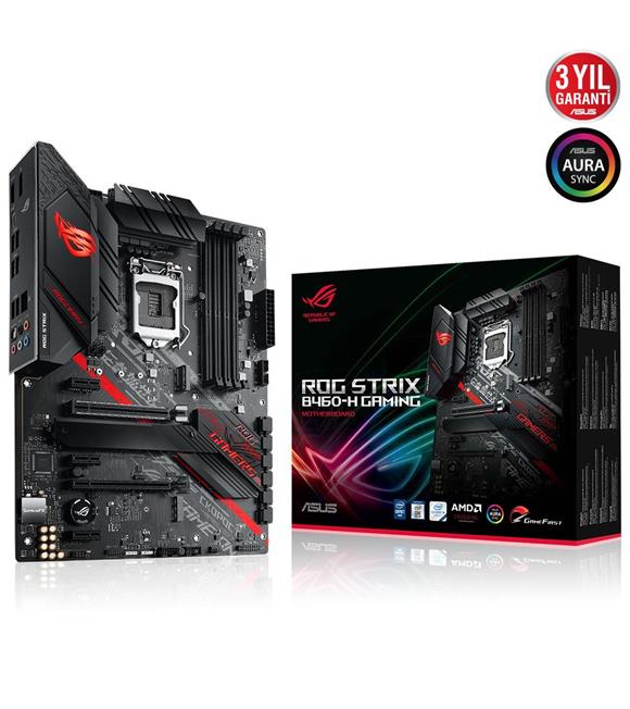 Asus B460-H GAMING Intel B460 Soket 1200 DDR4 2933MHz ATX Gaming Anakart