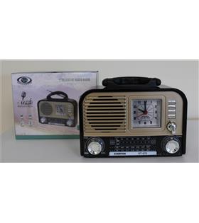 Everton RT-670 Bluetooth Usb-Micro Sd Saatli Nostaljik Radyo