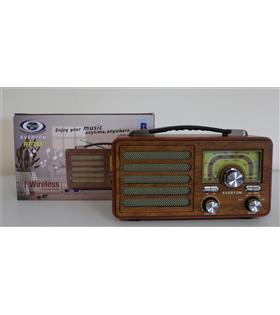 Everton Rt-755 Bluetooth Fm-Usb-Tf-Aux Şarjlı Nostaljik Radyo