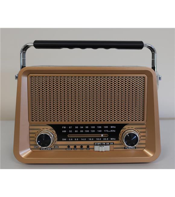 Everton Rt-756  Bluetooth Fm-Usb-Tf-Aux Şarjlı Nostaljik Radyo_1
