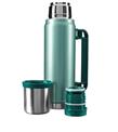 S-link SL-TM13 Yeşil Kumlama Boya 750ML Iç 304 Plastik Kulp Ve Portatif Paslanmaz Çelik Termos Kupa