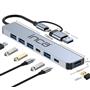 Inca IUTP-7T Usb+Type-c Girişli USB 3.0+4X USB 2.0 Type-C 5V 2X Type-C 100W Çoklayıcı