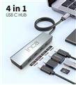 Inca ITPT-4TX 4 Port Type-C 3.1 Veri ile3.1 10 Gbps Type-C Çoklayıcı Kablo uzunluğu 15cm