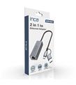 Inca IUTP-01TX Ethernet Adaptörü USB ve TYPE-Cye Bağlantı USB 3.0 ve TYPE-C 3.1 Alüminyum 1000Mbps_1)