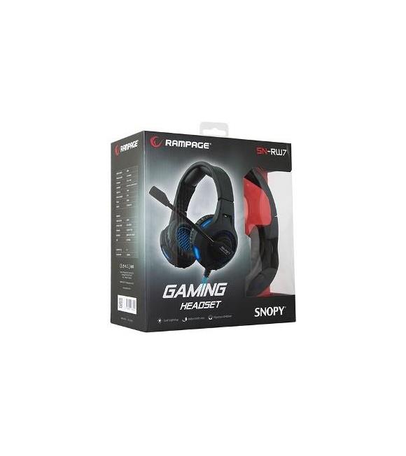 Snopy Rampage SN-RW7 USB Gaming Siyah Mikrofonlu kulaklık