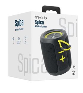 Mikado MD-60BT Spica Siyah 13W 1800mAh BT-TF-USB-ECO Led Işıklı Speaker