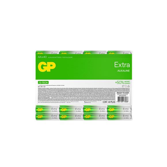 Gp R6 AA Boy Extra Alkalin Kalem Pil 40lı Paket GP15AXETA21-2ECSWC40