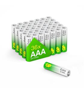 Gp R03 AAA Boy Extra Alkalin İnce Kalem Pil 36 lı Paket GP24AXETA21-2ECECBF36