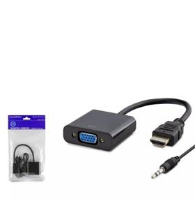 Hadron Hdx7806 Hdmi To Vga F Çevirici + Audio 1080P Ps4 5V Güç Girişli Siyah