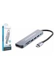 Hadron Hdx7835 Type-C Hdtv Combo Hdmi 4K 30Hz 3-Usb3.0 + Sd + Tf 7In1 Gri
