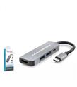 Hadron Hdx7840 Type-C To Hub Hdtv Hdmi 4K 30Hz + Type-C + 2-Usb3.0 4In1 Gri
